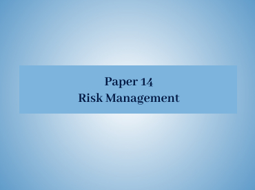 P3 Risk Management