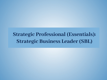 Strategic Business Leader (SBL)