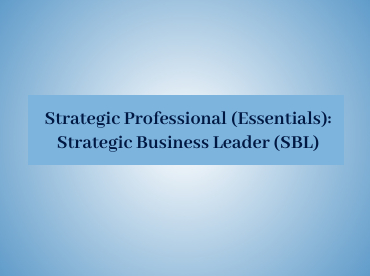 Strategic Business Leader (SBL)